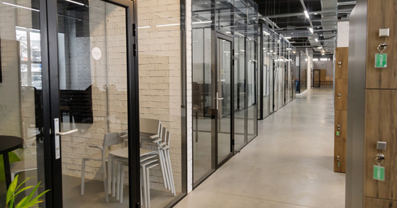 Commercial Office Partitions & Doors at Border Country Glass Albury Wodonga